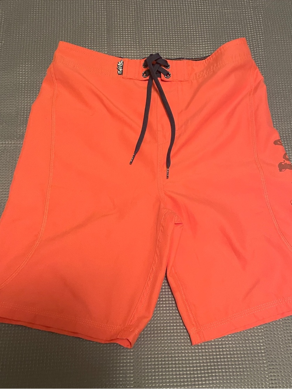 Salt Life Coral Board Shorts with Contrast Lace